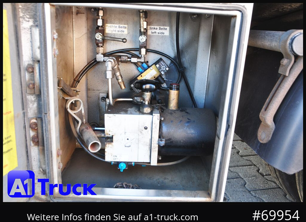 Semi-reboque de lona SCHROEDER,WIESMOOR Schröder Jumbo Hubdach, Getränkeauflieger