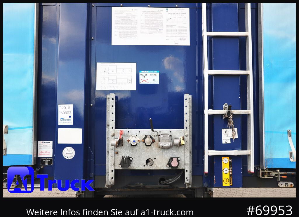 Semi-reboque de lona SCHROEDER,WIESMOOR Schröder Jumbo Hubdach, Getränkeauflieger