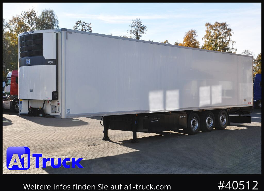 Semi-reboque frigorífico KOEGEL ThermoKing A400, Doppelstock, Blumenbreit