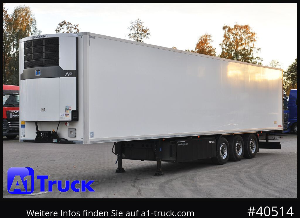 Semi-reboque frigorífico KOEGEL ThermoKing A400, Doppelstock, Blumenbreit