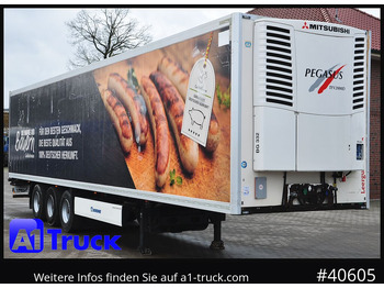 Semi-reboque frigorífico KRONE Kühlkoffer, Pegasus Meat, Rohrbahnen