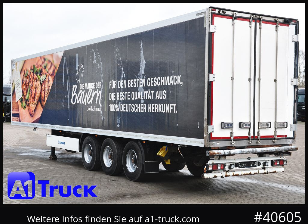 Semi-reboque frigorífico KRONE Kühlkoffer, Pegasus Meat, Rohrbahnen