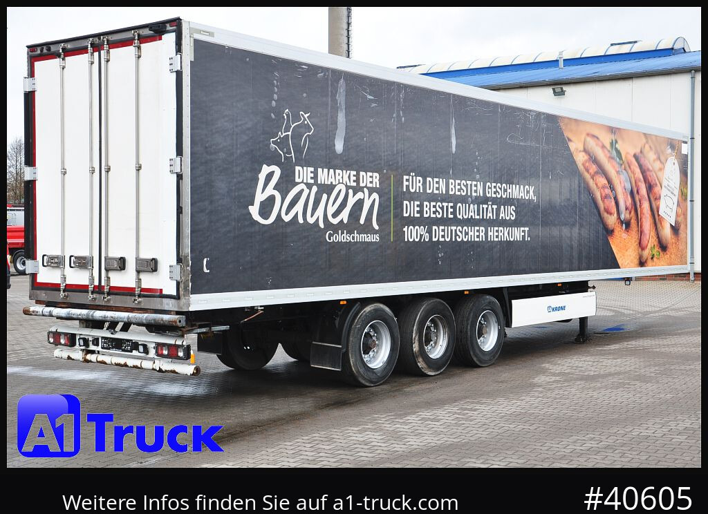 Semi-reboque frigorífico KRONE Kühlkoffer, Pegasus Meat, Rohrbahnen
