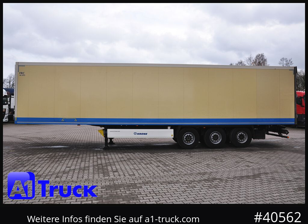 Semi-reboque frigorífico KRONE SDR 27 Carrier 1950 Mt. Doppelstock Lift,TÜV 07/2026