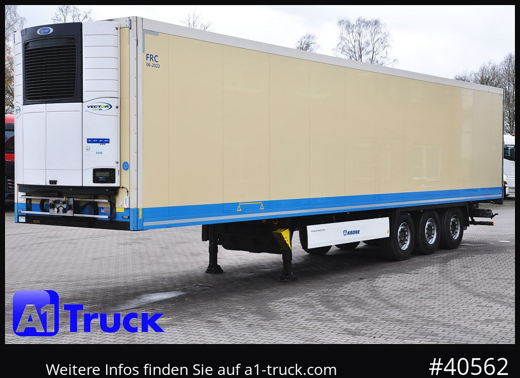 Semi-reboque frigorífico KRONE SDR 27 Carrier 1950 Mt. Doppelstock Lift,TÜV 07/2026