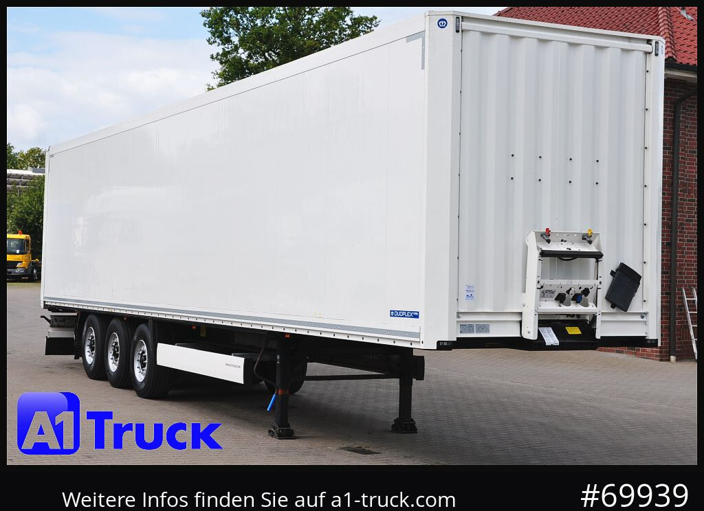 Semi-reboque furgão KRONE SDK 27, Koffer, 154.431km, Zurrösen, 1 Vorbesitzer