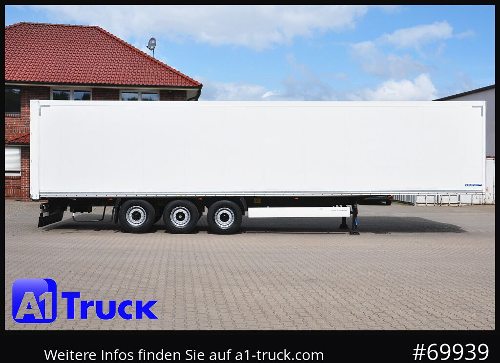 Semi-reboque furgão KRONE SDK 27, Koffer, 154.431km, Zurrösen, 1 Vorbesitzer