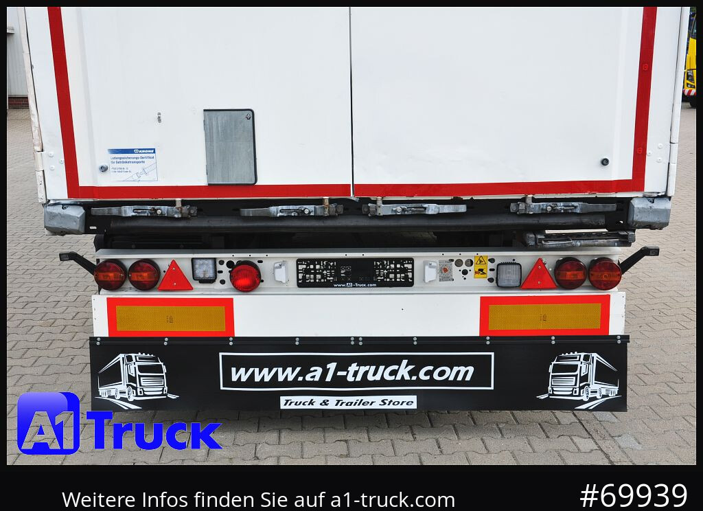 Semi-reboque furgão KRONE SDK 27, Koffer, 154.431km, Zurrösen, 1 Vorbesitzer