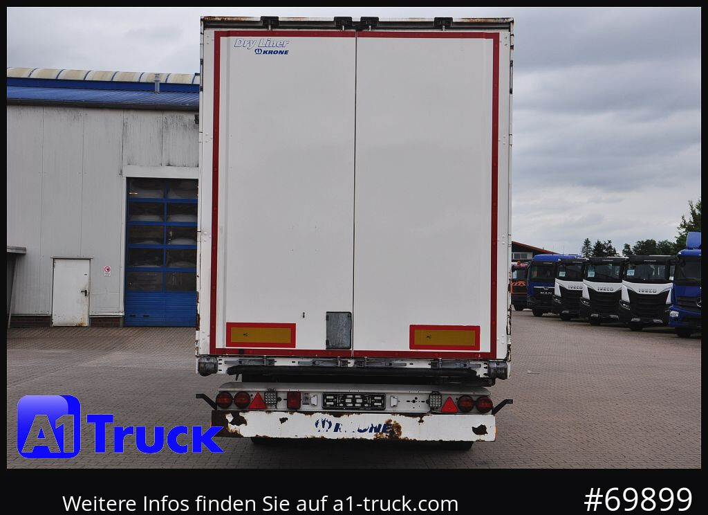 Semi-reboque furgão KRONE SDK 27, Koffer, 1 Vorbesitzer, Doppelstock