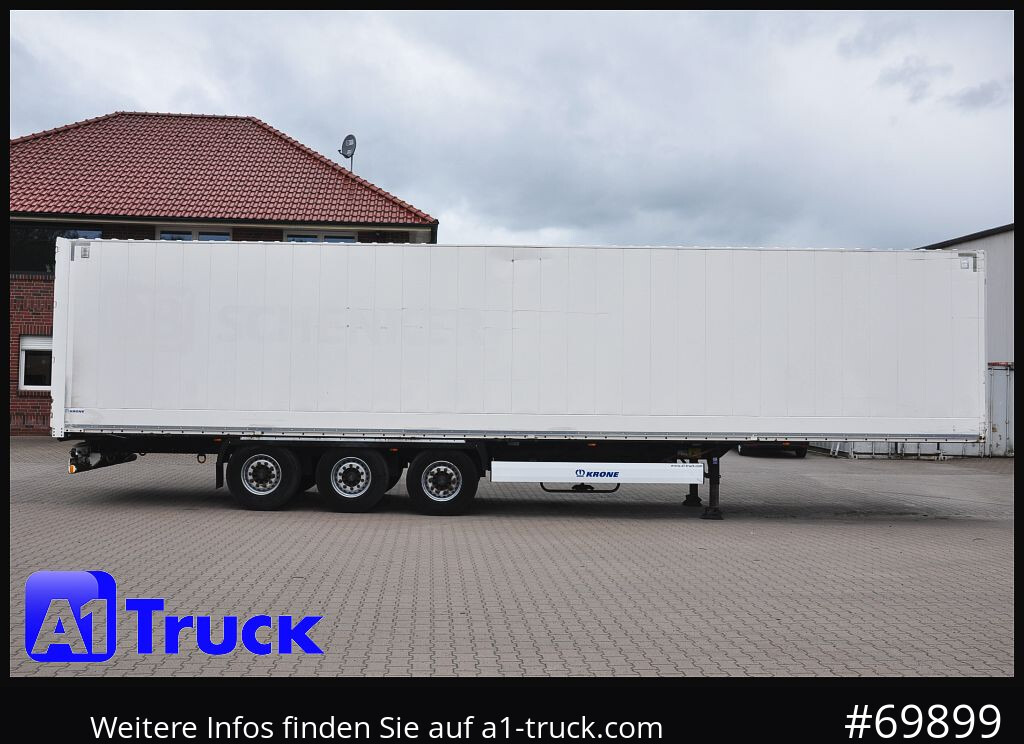 Semi-reboque furgão KRONE SDK 27, Koffer, 1 Vorbesitzer, Doppelstock