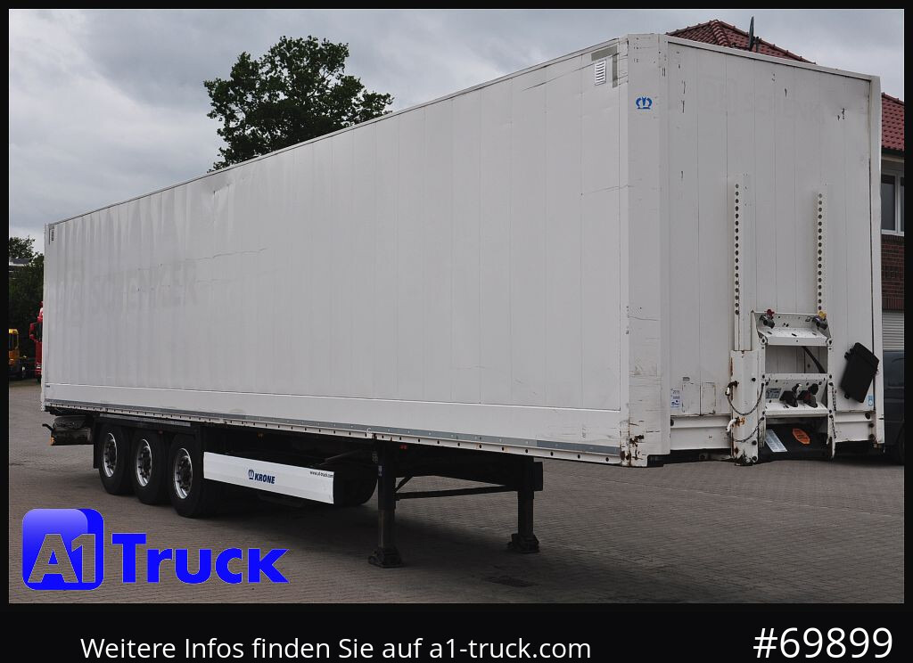 Semi-reboque furgão KRONE SDK 27, Koffer, 1 Vorbesitzer, Doppelstock