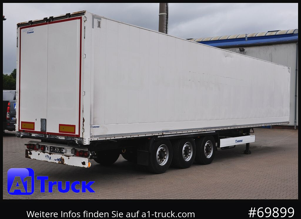 Semi-reboque furgão KRONE SDK 27, Koffer, 1 Vorbesitzer, Doppelstock