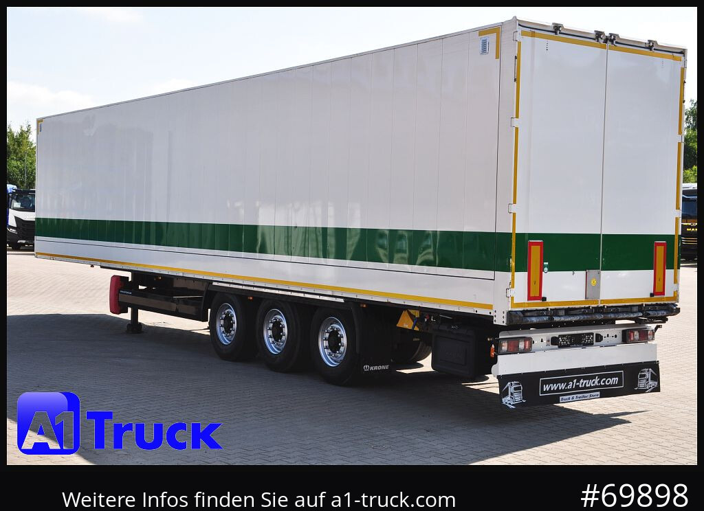 Semi-reboque furgão KRONE SDK 27, Koffer, 1 Vorbesitzer, Doppelstock