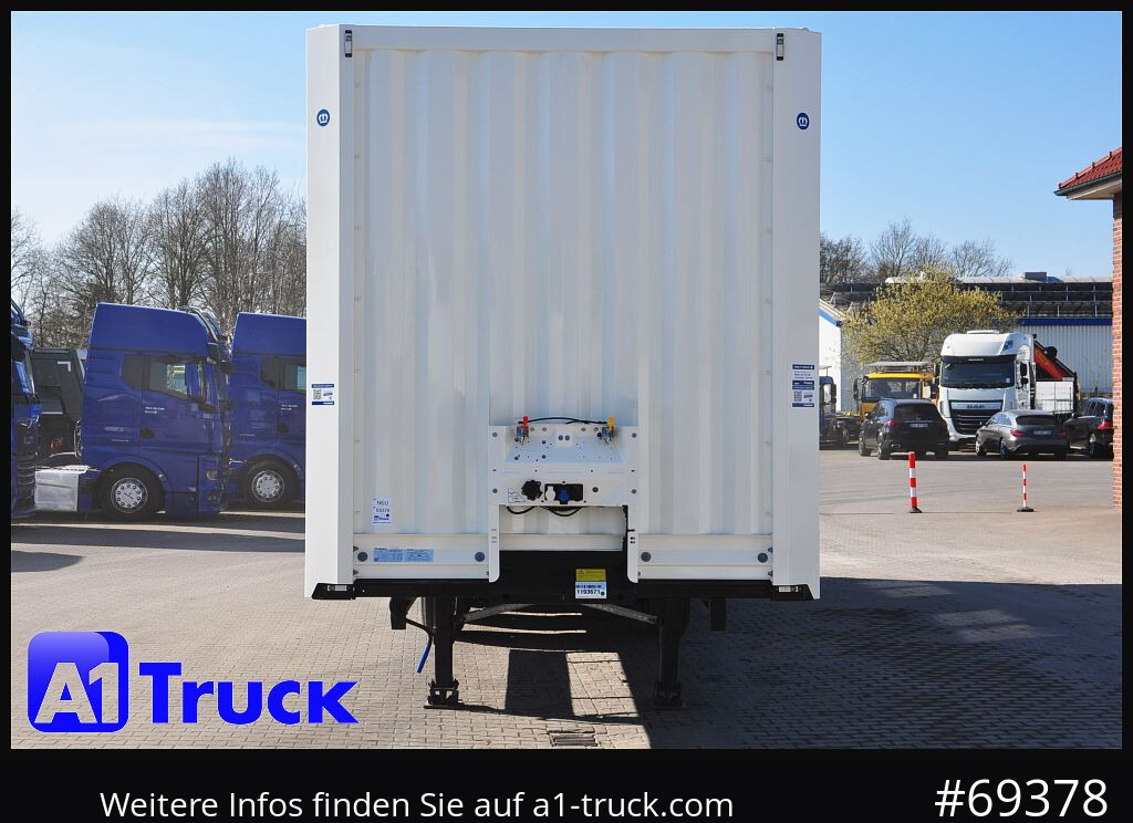 Semi-reboque furgão KRONE SD Koffer, Liftachse, Code XL, VDI 2700, SOFORT