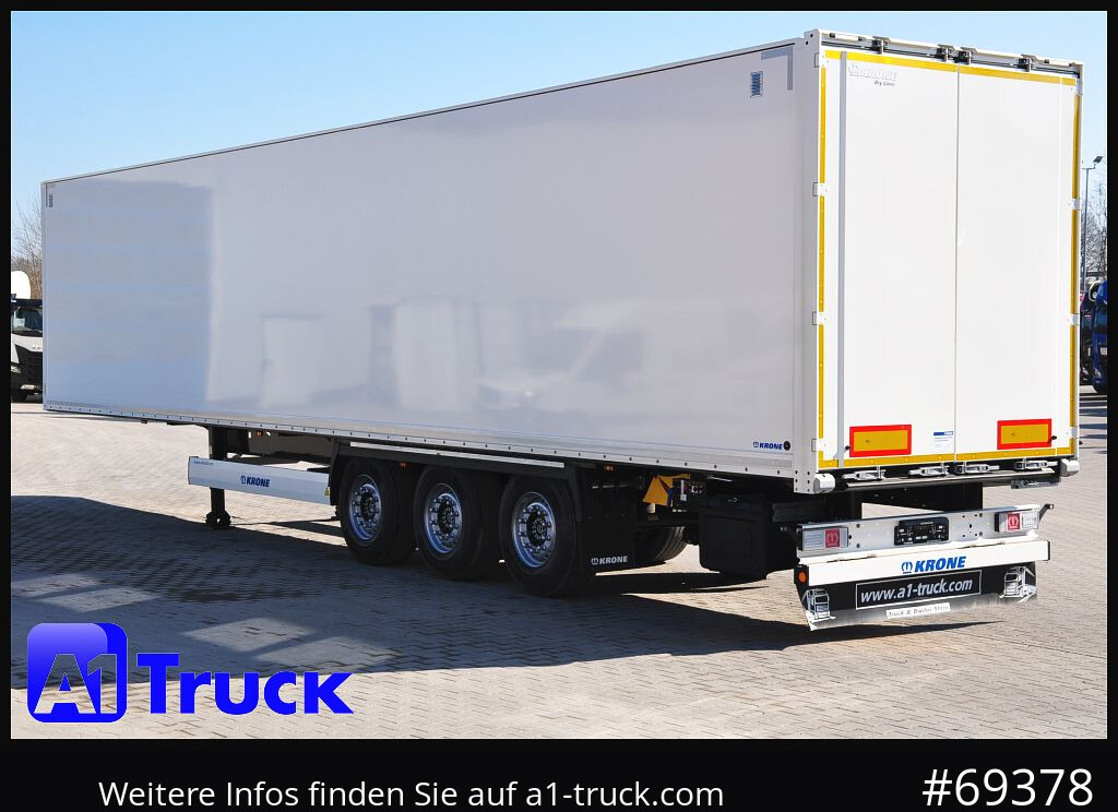 Semi-reboque furgão KRONE SD Koffer, Liftachse, Code XL, VDI 2700, SOFORT