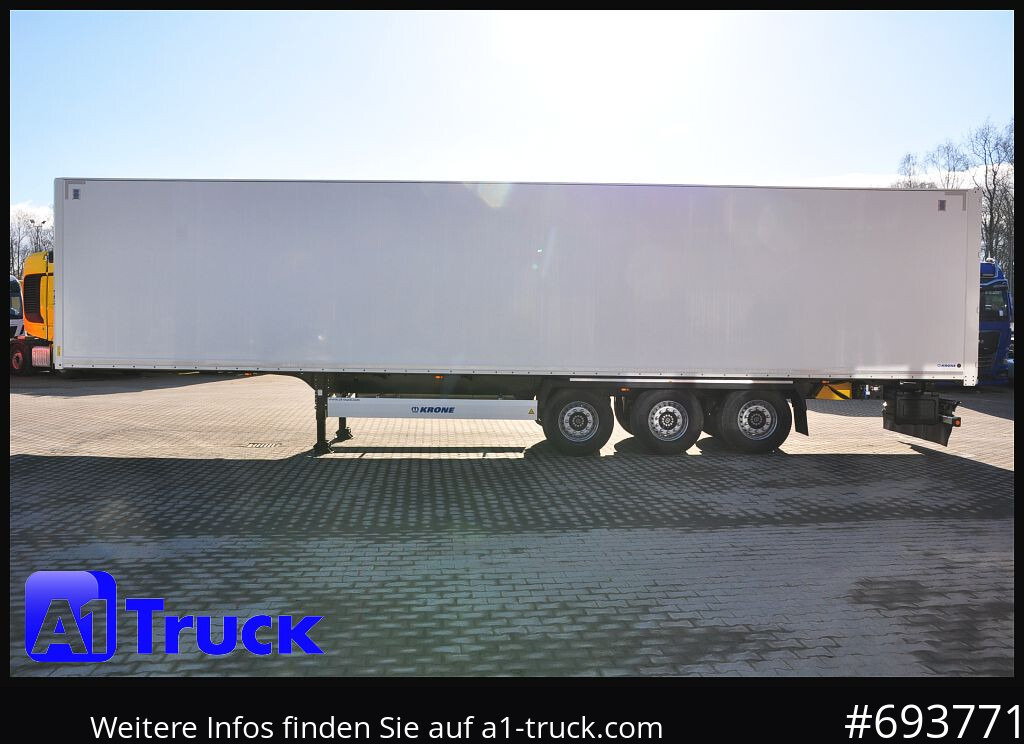 Semi-reboque furgão KRONE SD Koffer, Liftachse, Code XL, VDI 2700, SOFORT