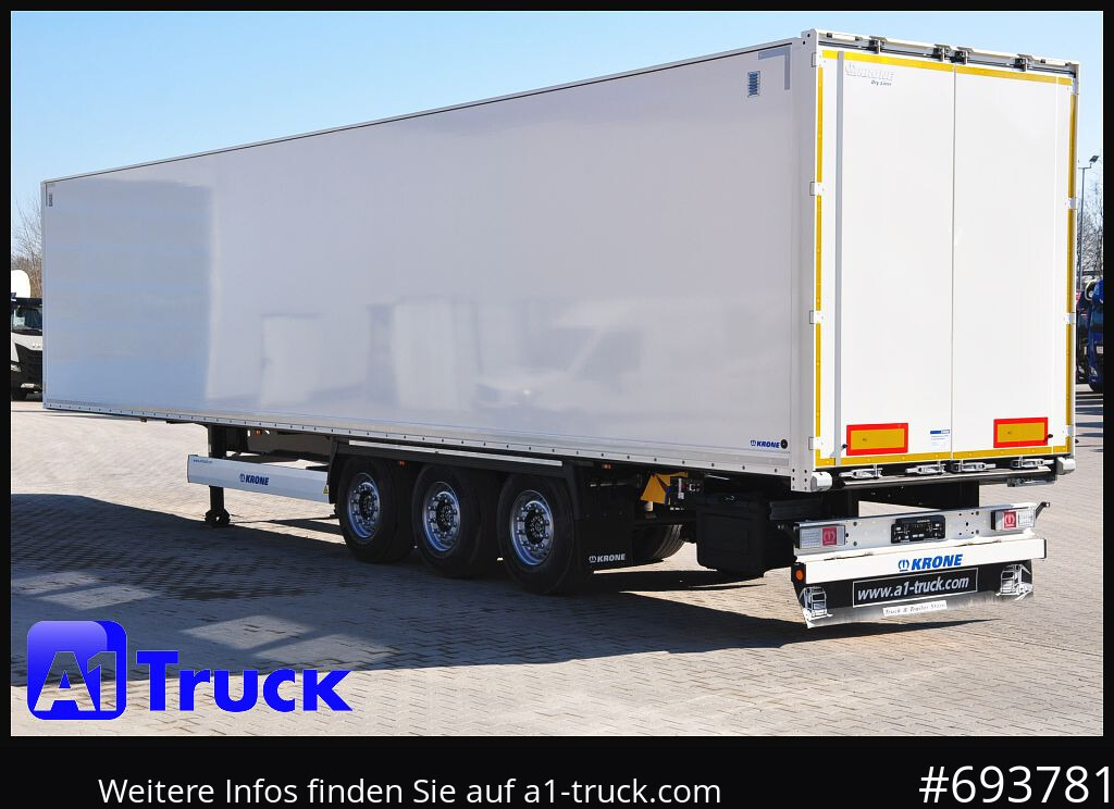Semi-reboque furgão KRONE SD Koffer, Liftachse, Code XL, VDI 2700, SOFORT