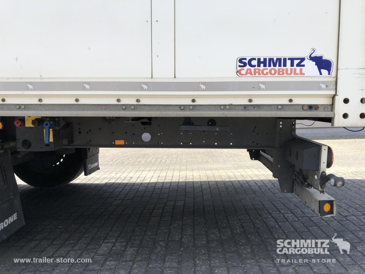Semi-reboque furgão SCHMITZ Auflieger Trockenfrachtkoffer Standard Double deck