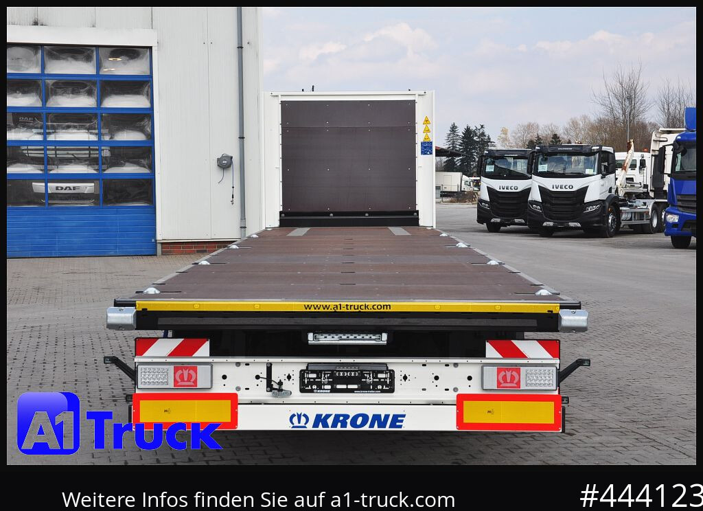 Semi-reboque plataforma/ Caixa aberta KRONE 5 x SD, Mega, Twistlock, Container, NEU