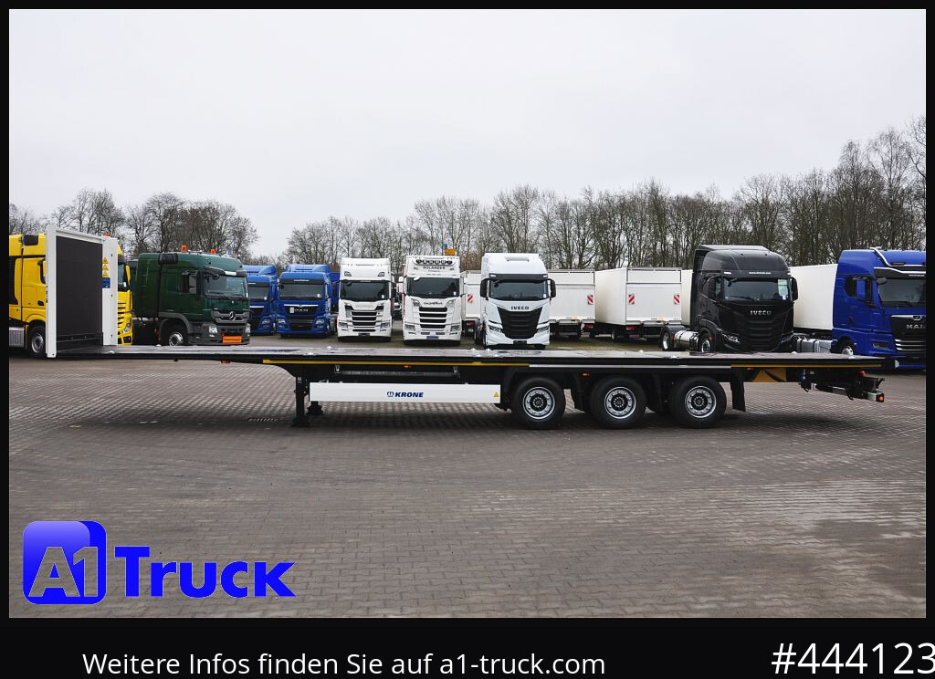 Semi-reboque plataforma/ Caixa aberta KRONE 5 x SD, Mega, Twistlock, Container, NEU, ohne Zulassung