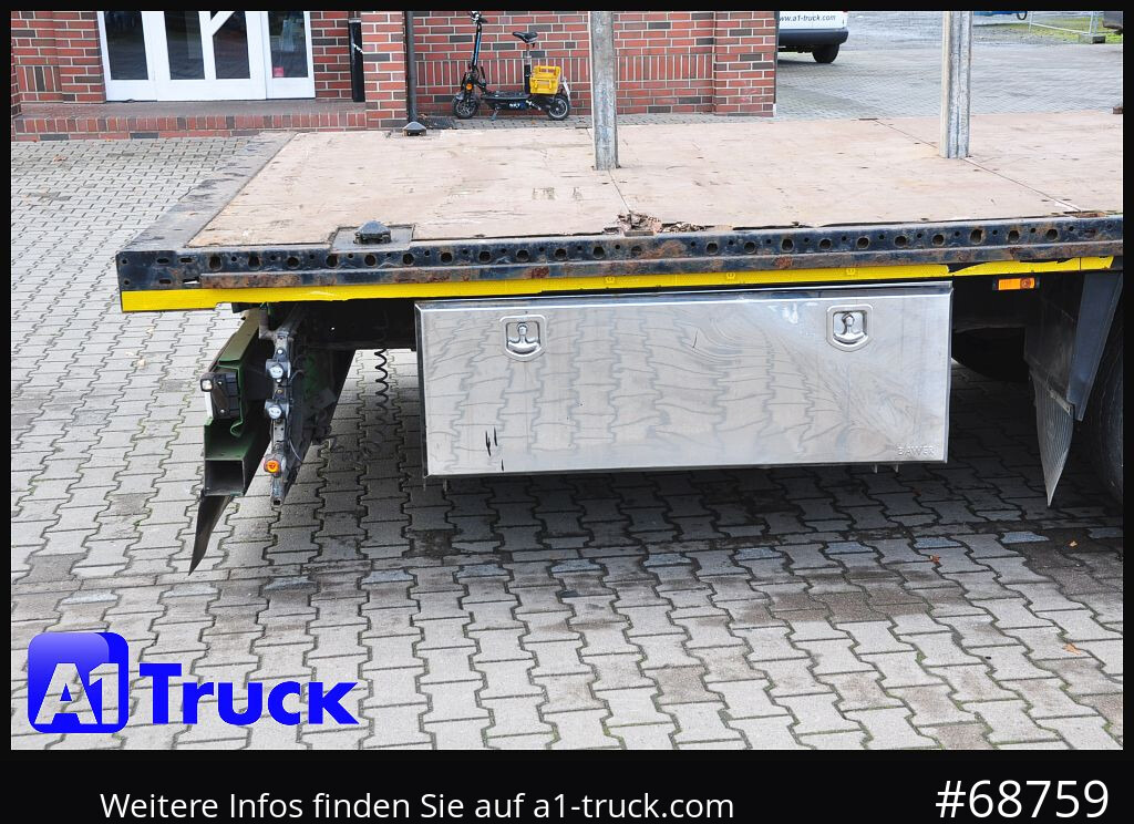 Semi-reboque plataforma/ Caixa aberta KRONE Mega, Plattform, Liftachse, Container,Twistlock,