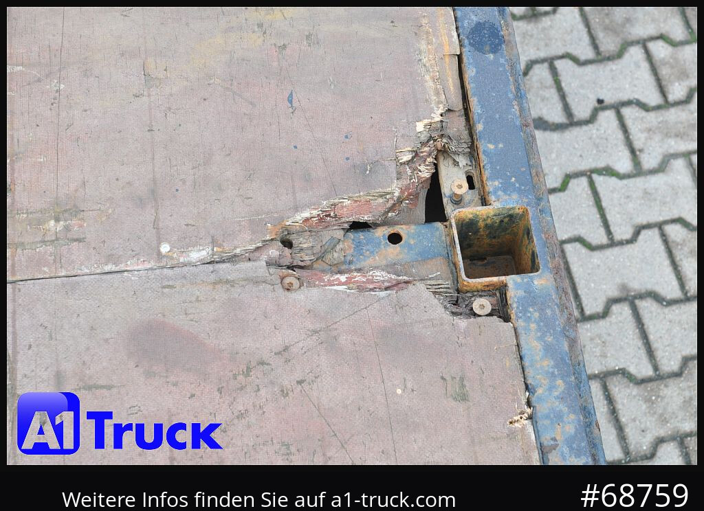 Semi-reboque plataforma/ Caixa aberta KRONE Mega, Plattform, Liftachse, Container,Twistlock,