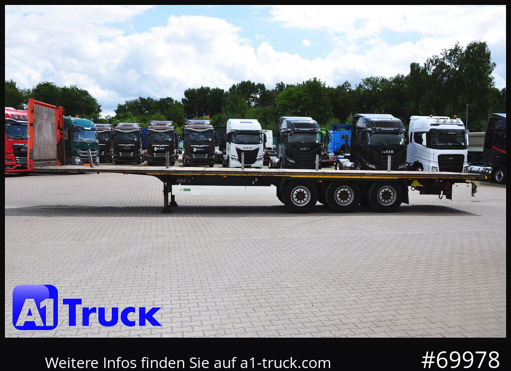 Semi-reboque plataforma/ Caixa aberta KRONE SD Plateau, Twistlock, Container,