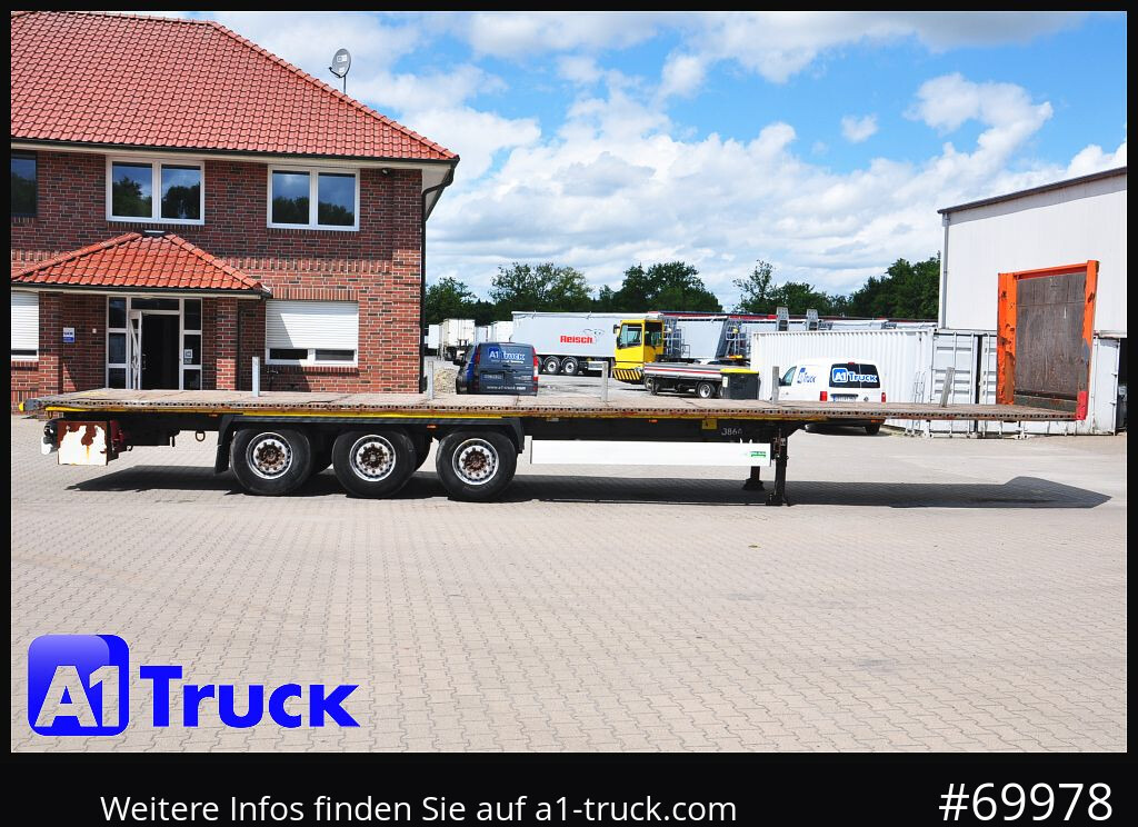Semi-reboque plataforma/ Caixa aberta KRONE SD Plateau, Twistlock, Container,