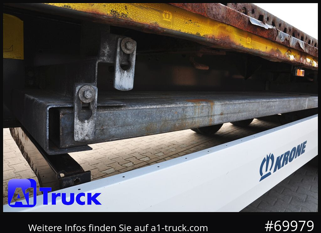 Semi-reboque plataforma/ Caixa aberta KRONE SD Plateau, Twistlock, Container,