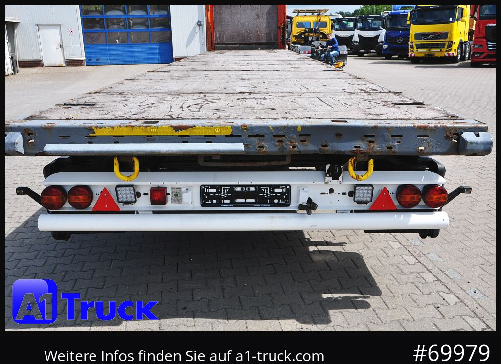 Semi-reboque plataforma/ Caixa aberta KRONE SD Plateau, Twistlock, Container,