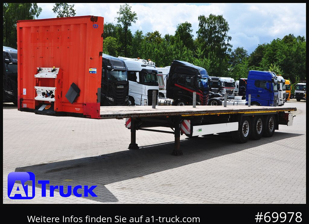 Semi-reboque plataforma/ Caixa aberta KRONE SD Plateau, Twistlock, Container,