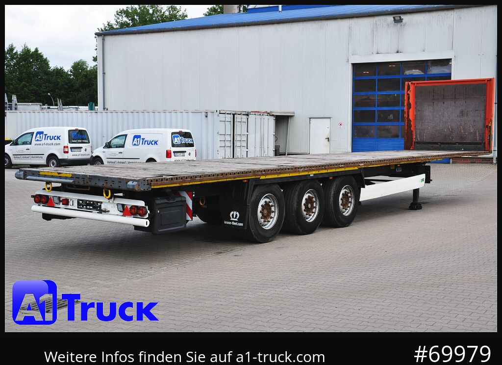 Semi-reboque plataforma/ Caixa aberta KRONE SD Plateau, Twistlock, Container,