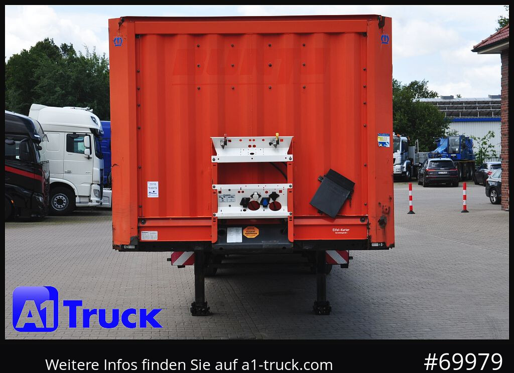 Semi-reboque plataforma/ Caixa aberta KRONE SD Plateau, Twistlock, Container,