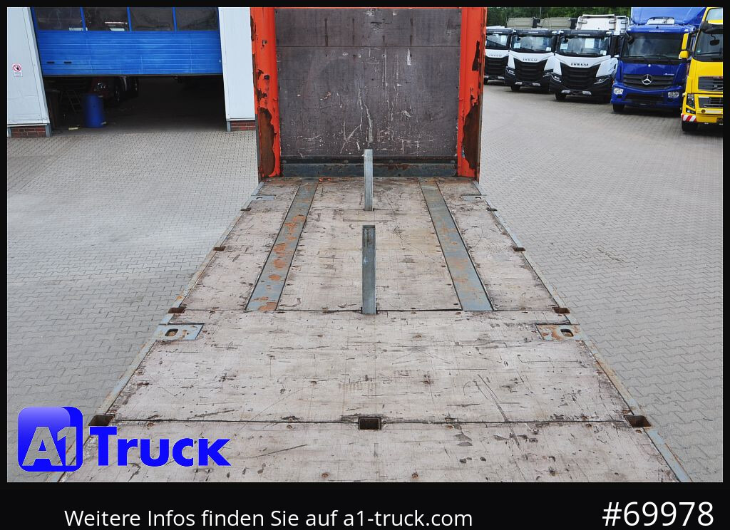 Semi-reboque plataforma/ Caixa aberta KRONE SD Plateau, Twistlock, Container,