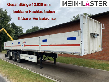 Kotschenreuther SPN 334 Länge 12,63m Baustoff  Lenk/Liftachse  - Semi-reboque plataforma/ Caixa aberta