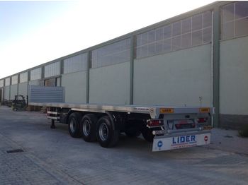 Semi-reboque plataforma/ caixa aberta LIDER 2020 YEAR NEW MODELS containeer flatbes semi TRAILER FOR SALE