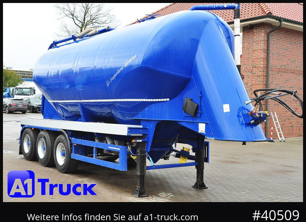 Semi-reboque silo FELDBINDER Bruns 32m³, Gülle, Vogelsang Pumpe,