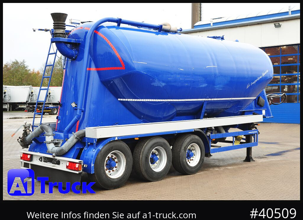 Semi-reboque silo FELDBINDER Bruns 32m³, Gülle, Vogelsang Pumpe,