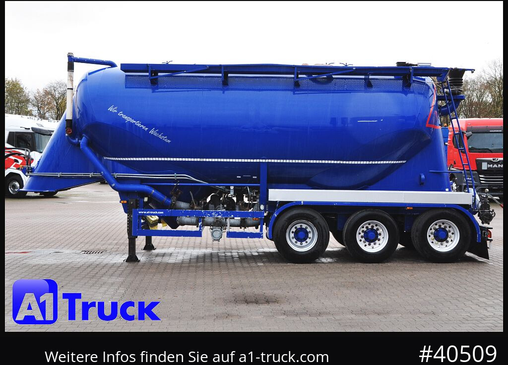 Semi-reboque silo FELDBINDER Bruns 32m³, Gülle, Vogelsang Pumpe,