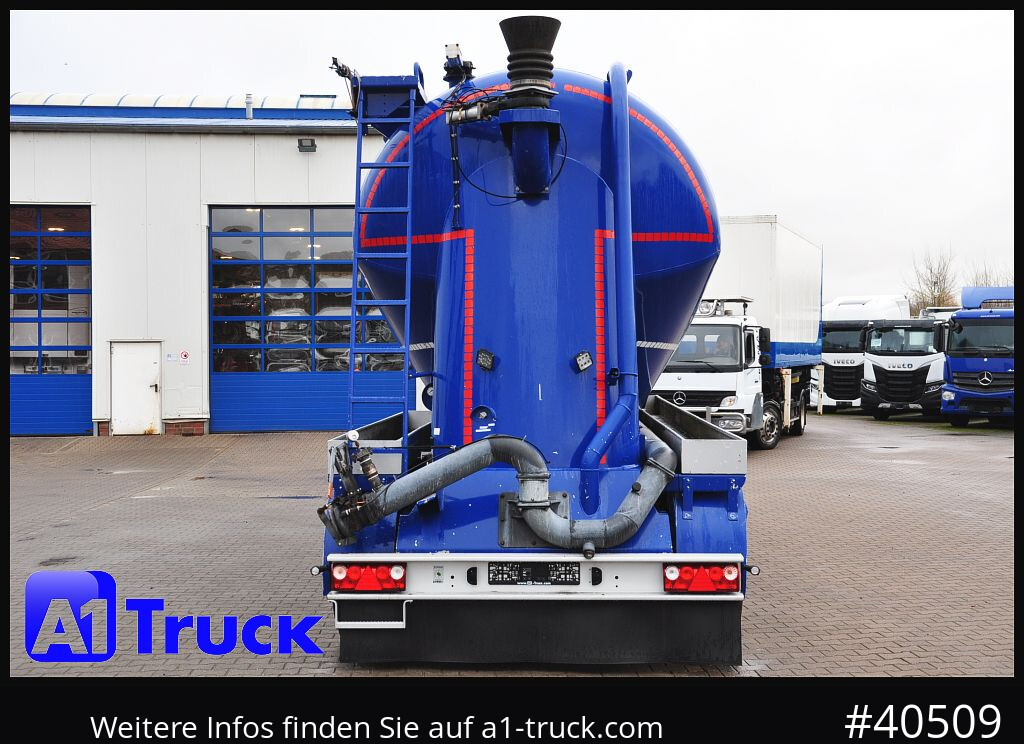 Semi-reboque silo FELDBINDER Bruns 32m³, Gülle, Vogelsang Pumpe,