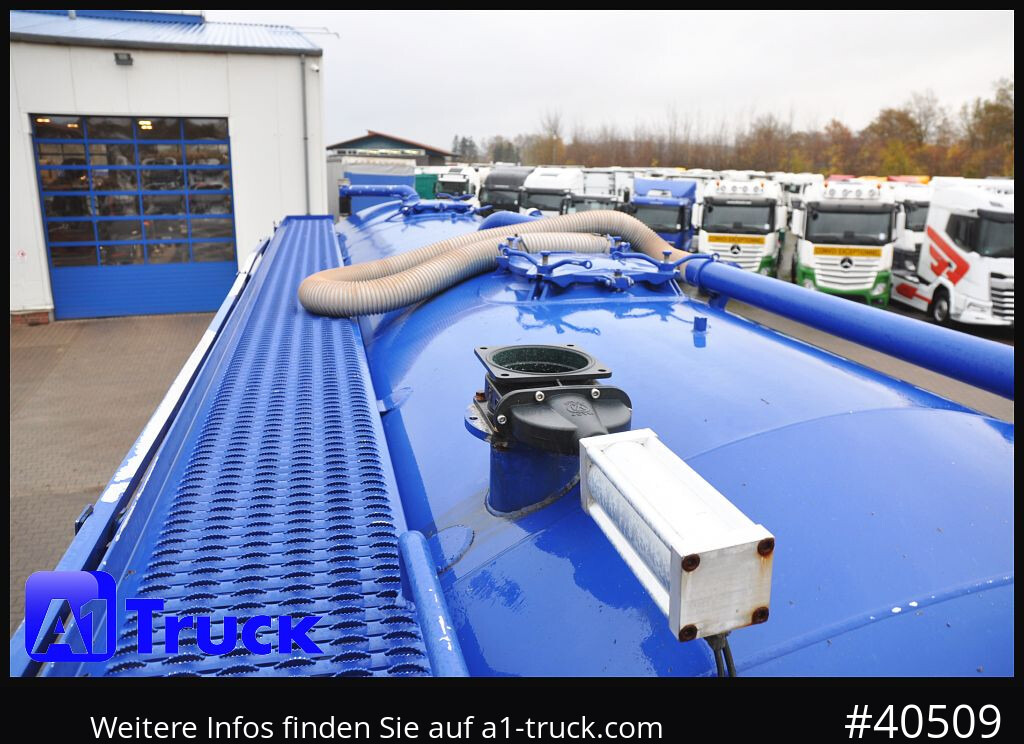 Semi-reboque silo FELDBINDER Bruns 32m³, Gülle, Vogelsang Pumpe,