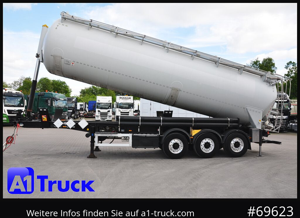 Semi-reboque silo FELDBINDER KIP 52/7000/A/2, Kippsilo 52.3  ADR, 52m³, 52000 Liter
