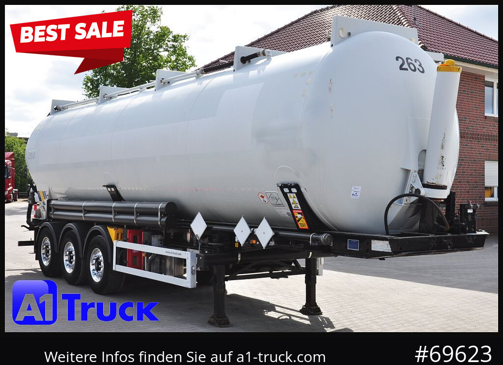 Semi-reboque silo FELDBINDER KIP 52/7000/A/2, Kippsilo 52.3  ADR, 52m³, 52000 Liter