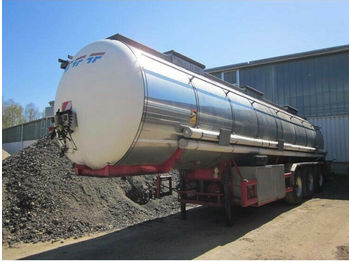 Semi-reboque tanque Klaeser Chemie, 31 tL / 3 Kammern / ADR / Luft
