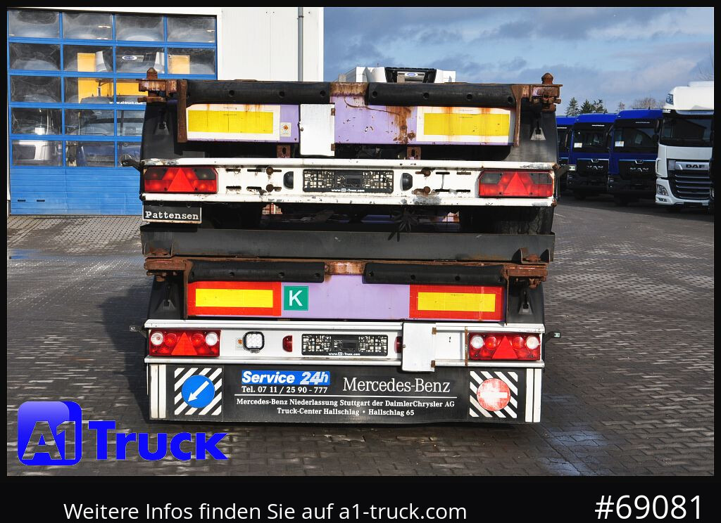 Semi-reboque transportador de contêineres/ Caixa móvel CARNEHL CCS/HS HighCube 20,30,40  Tüv