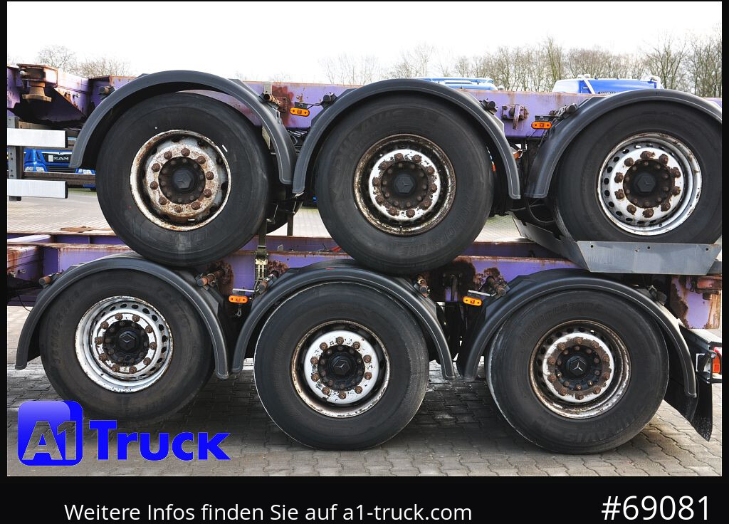 Semi-reboque transportador de contêineres/ Caixa móvel CARNEHL CCS/HS HighCube 20,30,40  Tüv