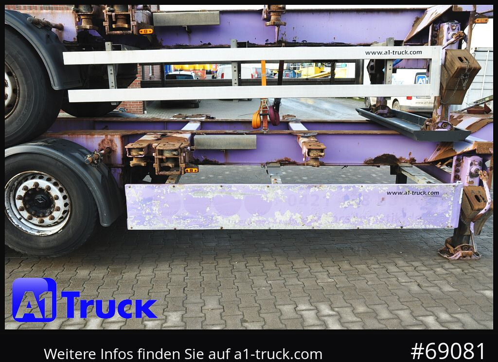 Semi-reboque transportador de contêineres/ Caixa móvel CARNEHL CCS/HS HighCube 20,30,40  Tüv