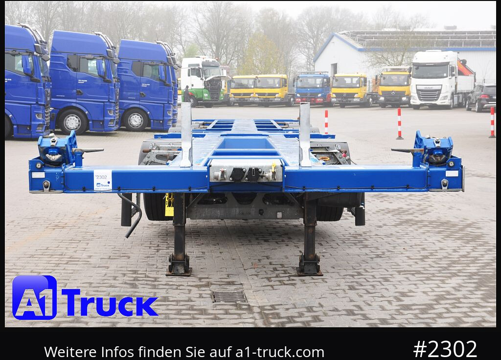 Semi-reboque transportador de contêineres/ Caixa móvel D-TEC VCC-05, CombitrailerTeiler chassi, Lift