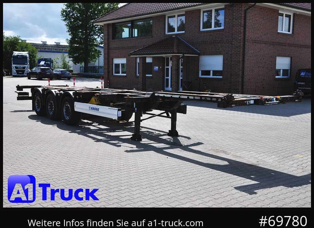 Semi-reboque transportador de contêineres/ Caixa móvel KRONE SDC, Containerchassis,  2x20/30/40