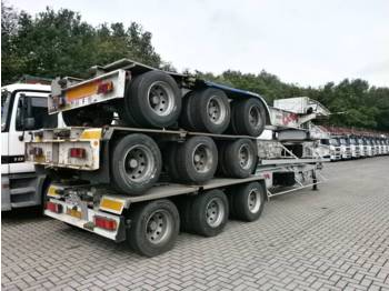 Titan Tank container trailer 20 ft. - Semi-reboque transportador de contêineres/ Caixa móvel